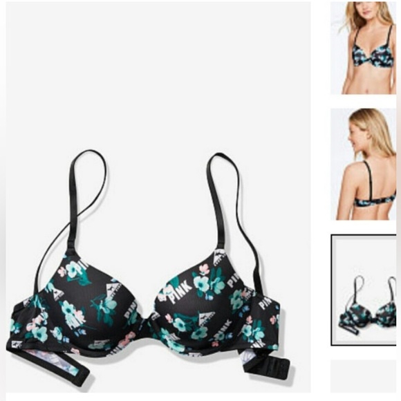 PINK by Victoria secret wear everywhere T-shirt lightly lined bra - Picture 4 of 5